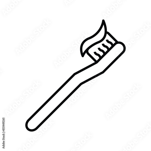 toothbrush icon vector design templates simple and modern