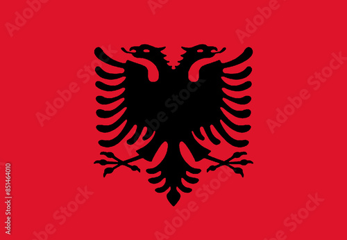Albania flag illustrator country flags