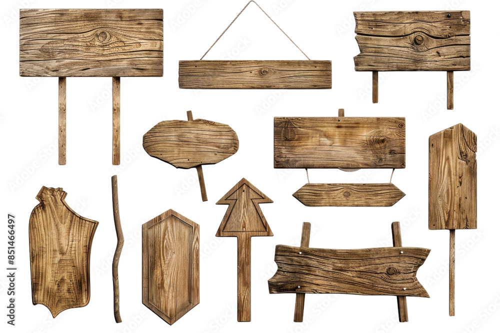 Collection of various rustic wooden signs and plaques, perfect for adding a vintage touch to your project. Ideal for DIY and crafting. Collection of various rustic wooden signs and plaques, perfect for adding a vintage touch to your project. Ideal for DIY and crafting.