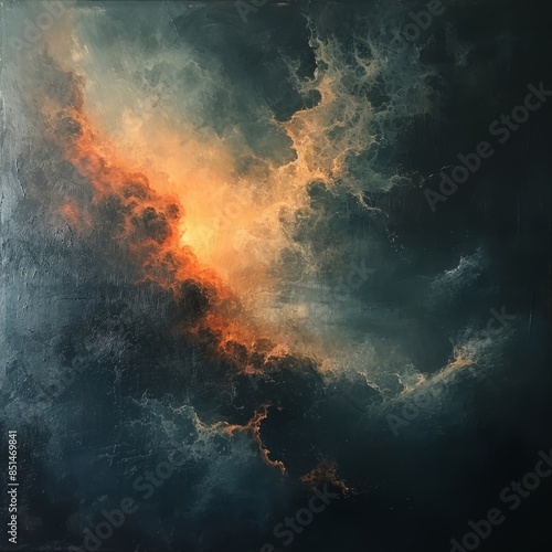 Wallpaper Mural Powerful Abstract Cloud Formations Torontodigital.ca