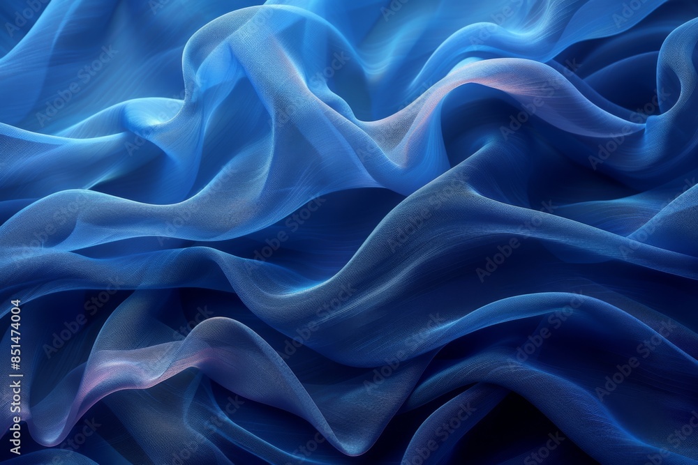 Dark vibrant blue-black abstract gradient background with grain texture effect. Flowing wave design with ample copy space. Dark vibrant blue-black abstract gradient background with grain texture effect. Flowing wave design with ample copy space.