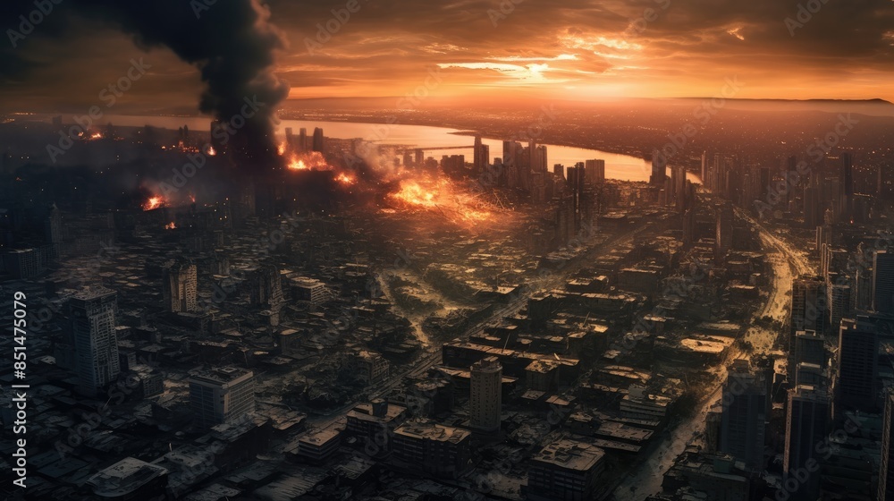 Doomsday end of earth background Doomsday end of earth background
