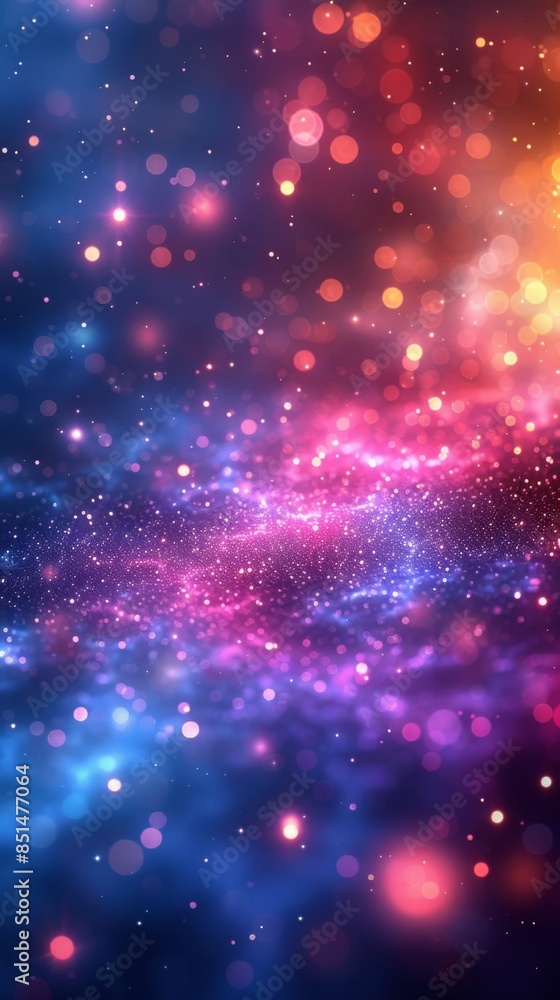 Obraz premium Soft pastel color gradient background with blurred effect, designed with ample space for text placement.