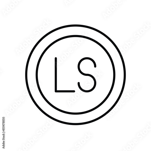 Syrian Pound vector icon