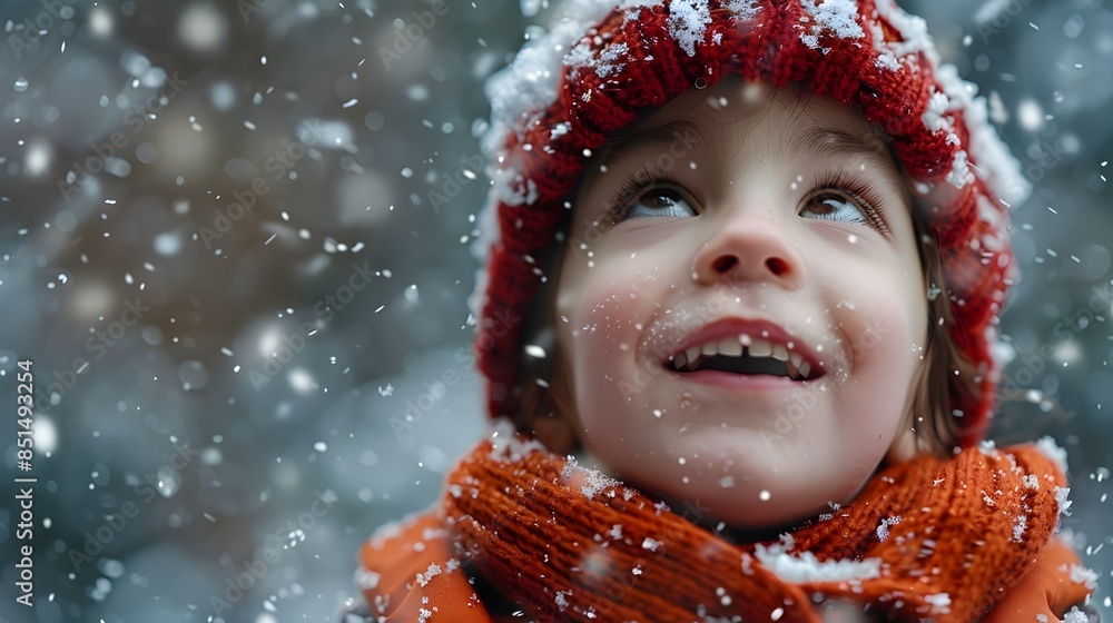 A young child s uncontrollable excitement and joy upon seeing snow for the first time A young child s uncontrollable excitement and joy upon seeing snow for the first time