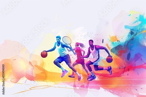Banner template for national sports day, design template, wallpaper ,poster