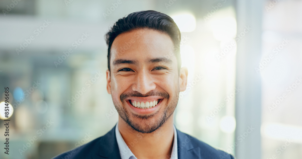 Asian businessman, smile and face in office with confidence, ambition and excited for growth in career. Professional, happy portrait and financial consultant with job satisfaction and entrepreneur Asian businessman, smile and face in office with confidence, ambition and excited for growth in career. Professional, happy portrait and financial consultant with job satisfaction and entrepreneur