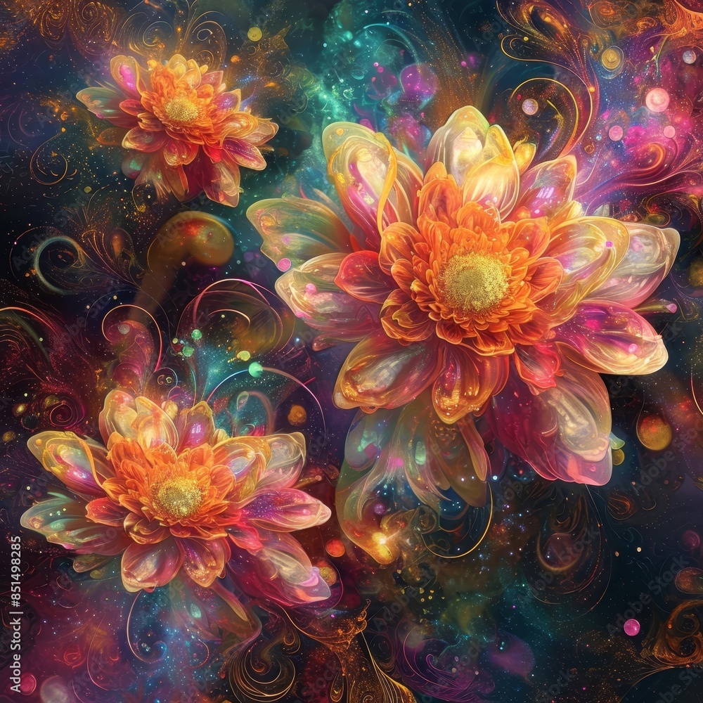 Techno-Organic Flower Fusion Techno-Organic Flower Fusion