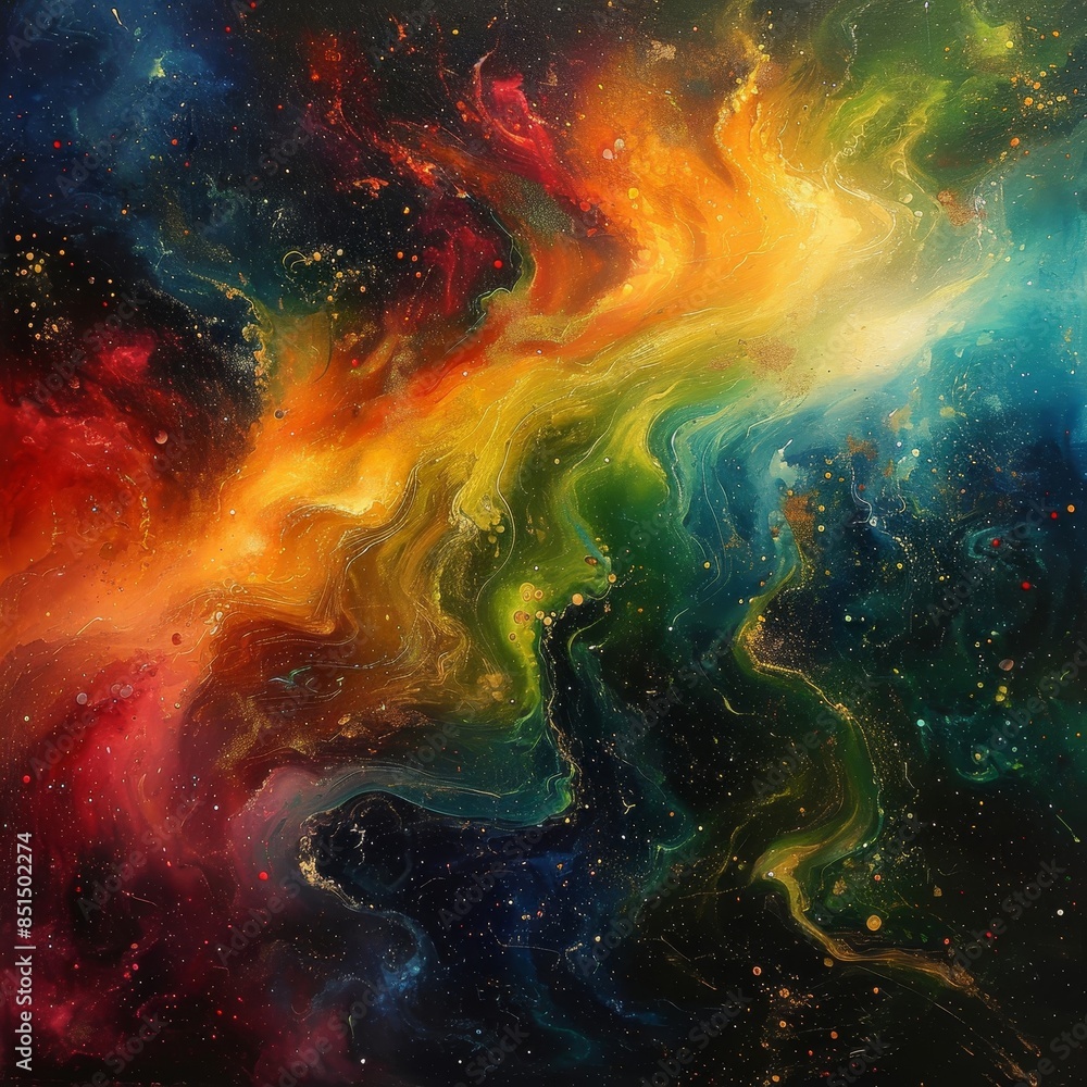 Fototapeta premium Electric Current Dance