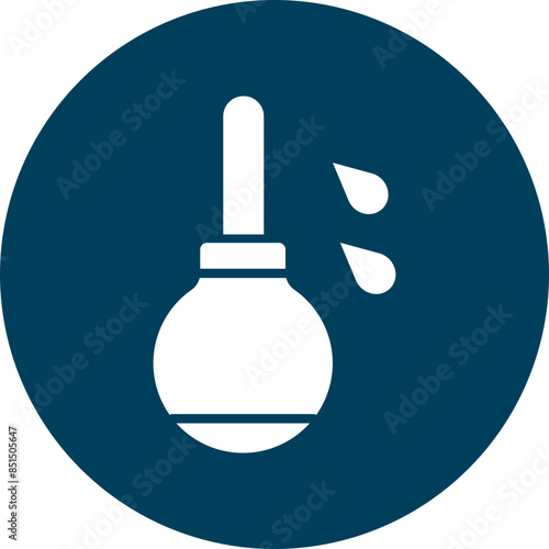 Enema Glyph Circle Icon
