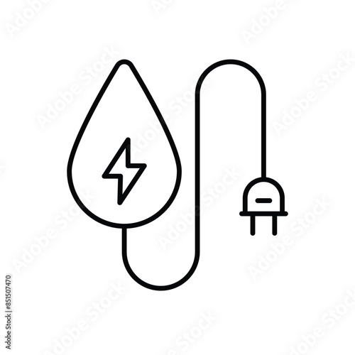 Water Energy vector icon