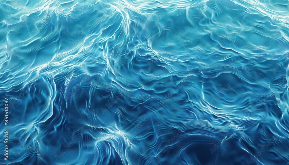 abstract blue water ripples and waves background texture top view copy space digital illustration abstract blue water ripples and waves background texture top view copy space digital illustration