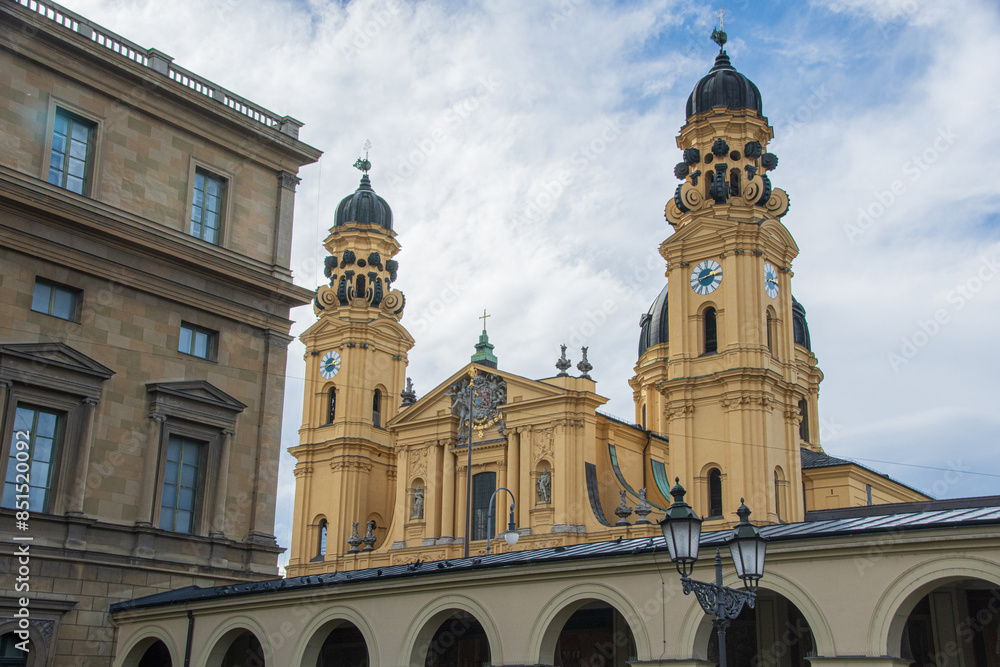 Fototapeta premium church of our person in the center