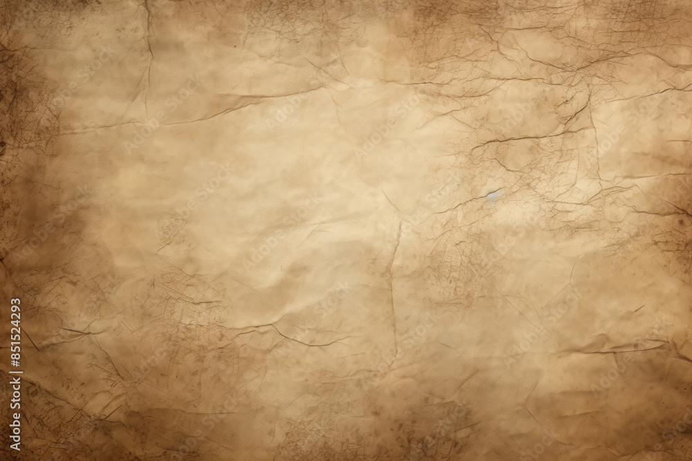 Processed collage of ancient scroll sheet of brown aged paper texture. Background for banner Processed collage of ancient scroll sheet of brown aged paper texture. Background for banner