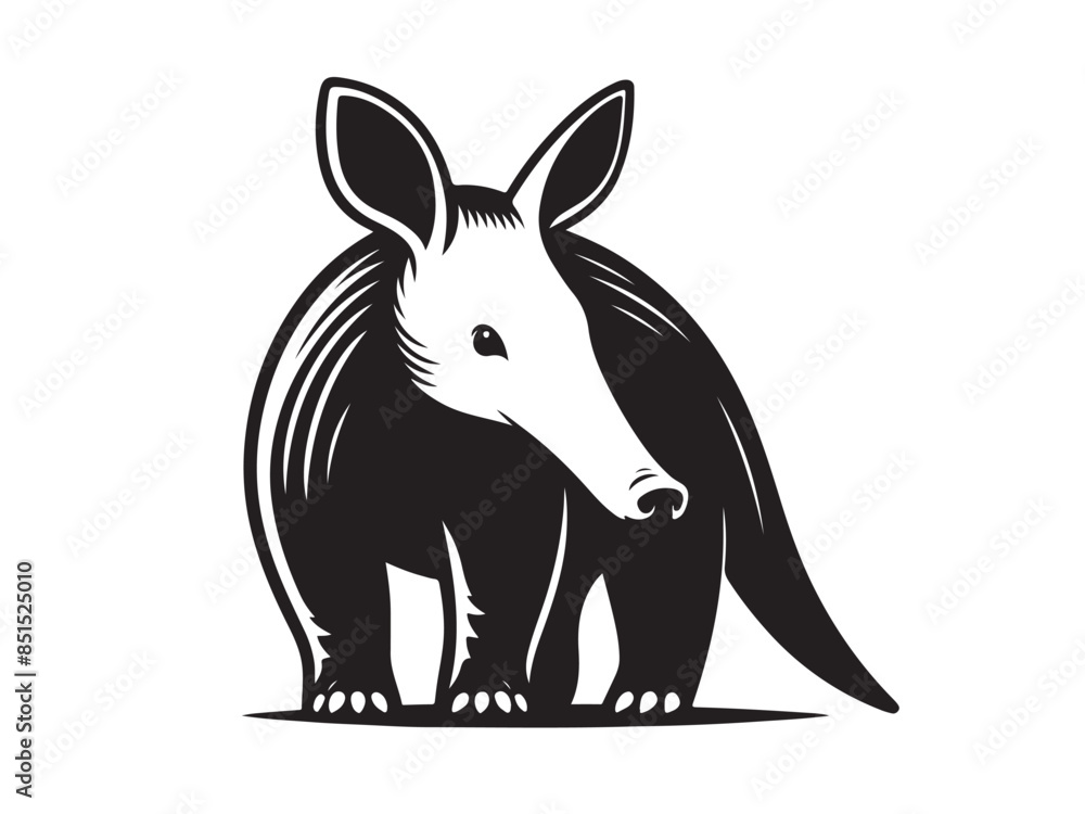 Fototapeta premium Aardvark silhouette bundle Royalty Free Vector Image