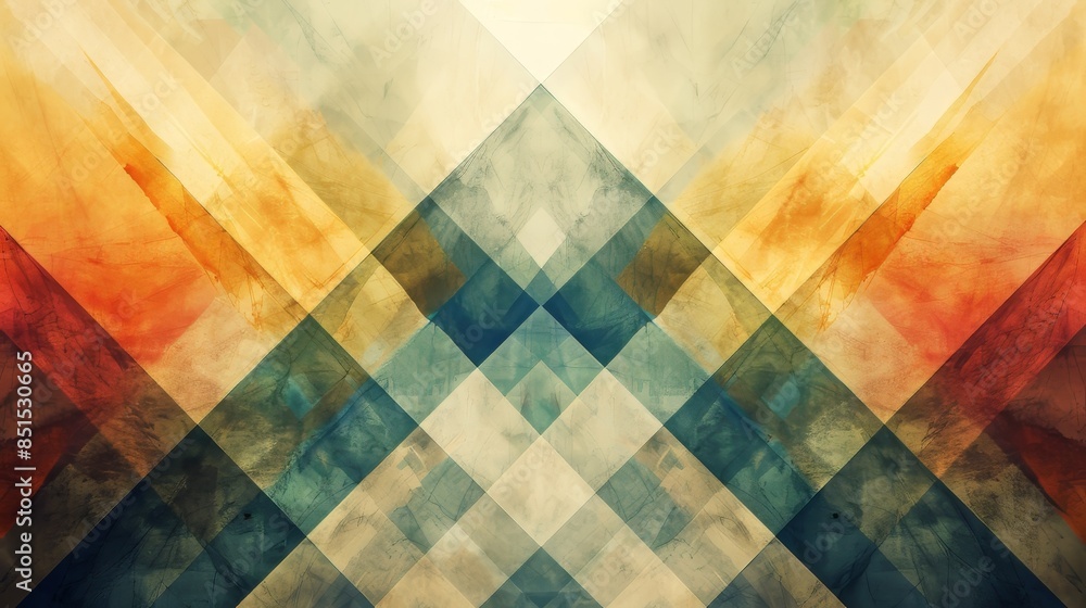 Abstract Watercolor Diagonal Pattern Abstract Watercolor Diagonal Pattern
