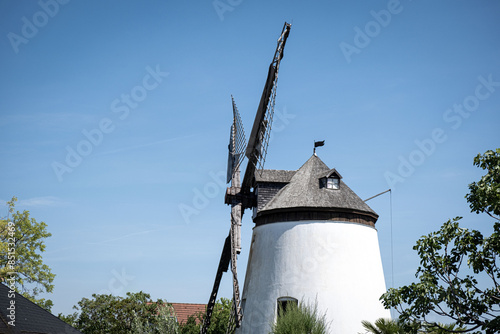 Windmill, Podersdorf am See, Neusiedler See, Austria photo