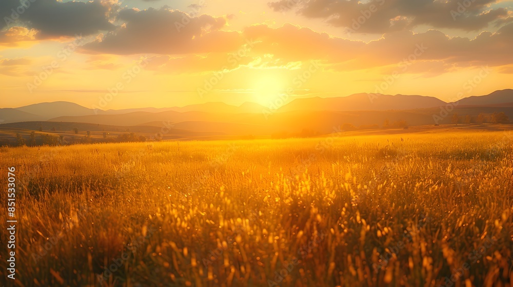 Dramatic Golden Hour Landscape with Soft Warm Lighting Ideal for Product Presentations and Fashion Accessories Dramatic Golden Hour Landscape with Soft Warm Lighting Ideal for Product Presentations and Fashion Accessories
