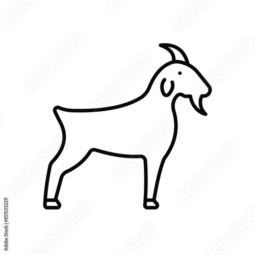 Goat vector icon