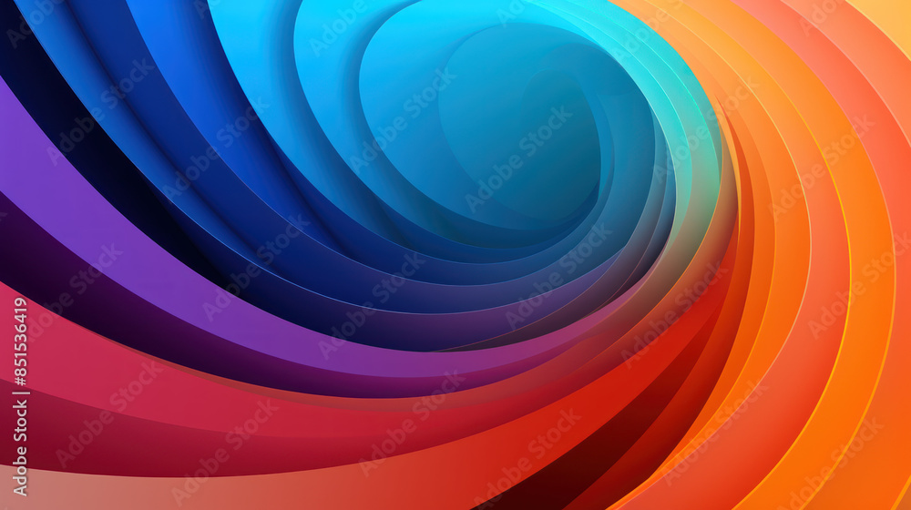Obraz premium Pantone Color Abstraction Vibrant and Harmonious Abstract Background