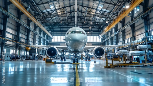 Wallpaper Mural An aerospace manufacturing plant with aircraft parts Torontodigital.ca