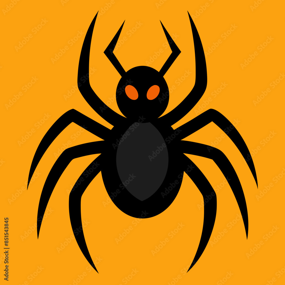 Halloween simple spider icon Halloween simple spider icon