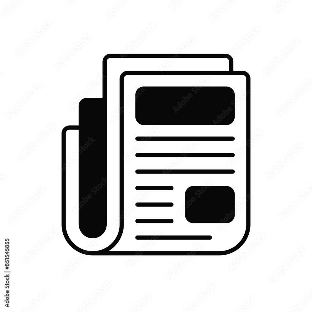 newspaper vector icon newspaper vector icon