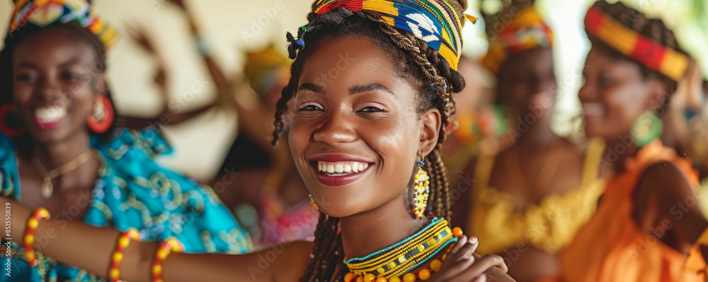 A group of friends participating in a traditional dance workshop, learning cultural dances from around the world. A group of friends participating in a traditional dance workshop, learning cultural dances from around the world.