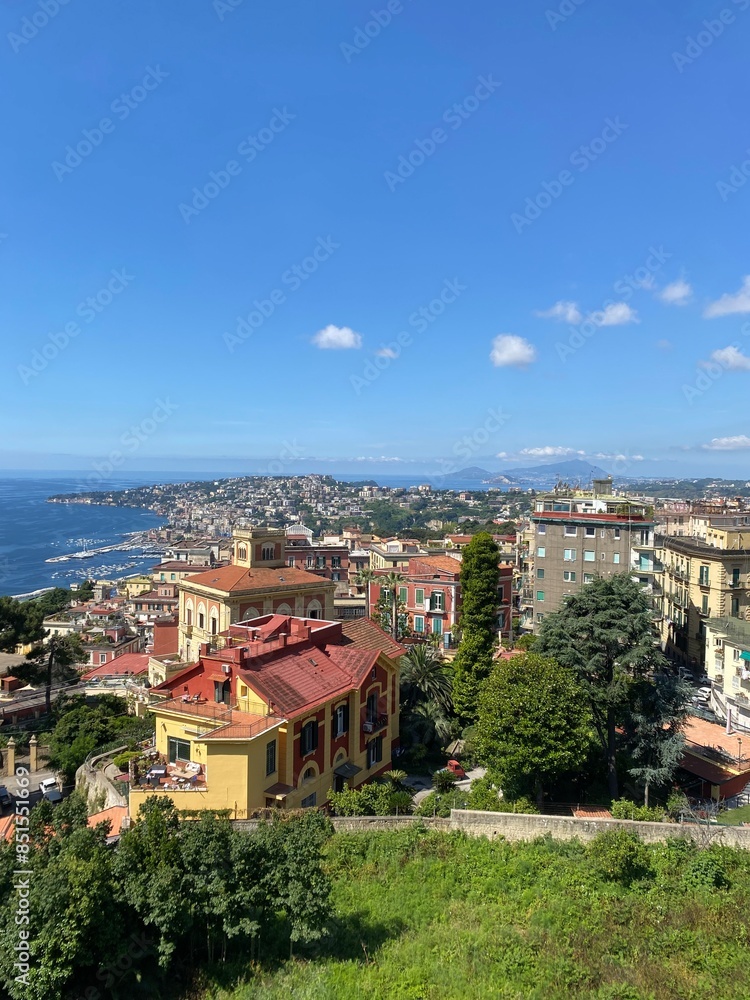 Fototapeta premium view of the city of Naples 