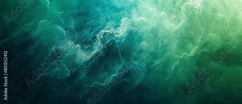 Green and blue abstract gradient,