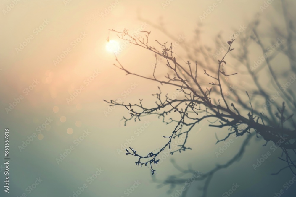 Fototapeta premium Tree light backlighting sunlight