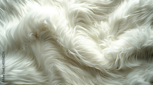 Close-up of fur texture with soft threads and shiny reflections