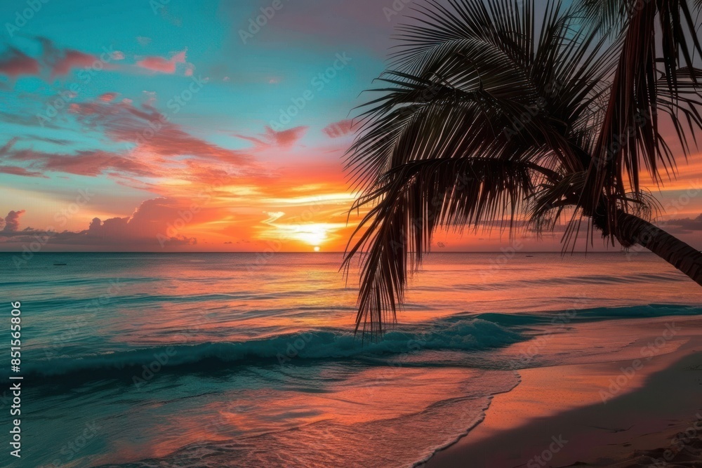 Caribbean beach outdoors horizon nature. Caribbean beach outdoors horizon nature.