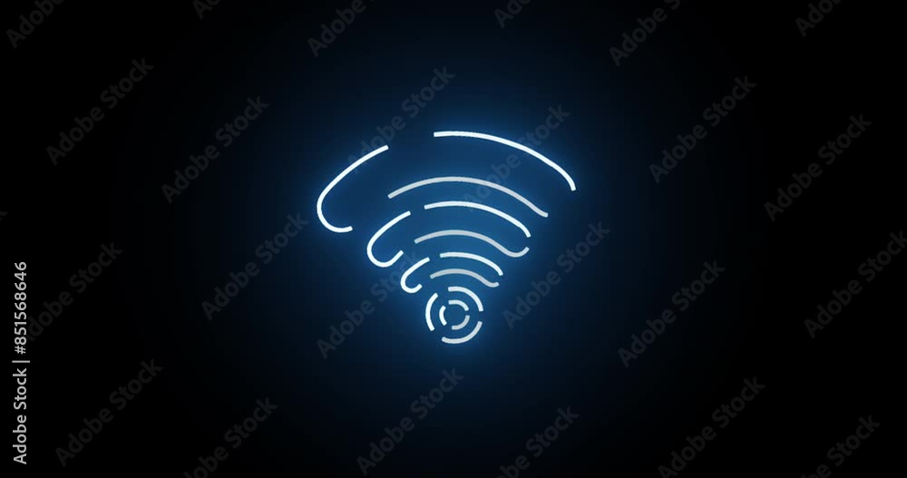 Future, digital and neon for wireless network, connection and global technology for communication, internet and mockup space. Abstract, symbol and deep web for icon outline, social media and light Future, digital and neon for wireless network, connection and global technology for communication, internet and mockup space. Abstract, symbol and deep web for icon outline, social media and light