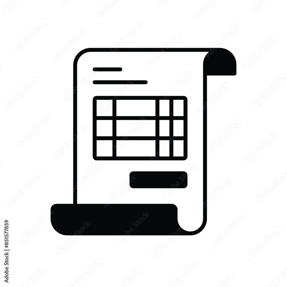 Bill vector icon Bill vector icon