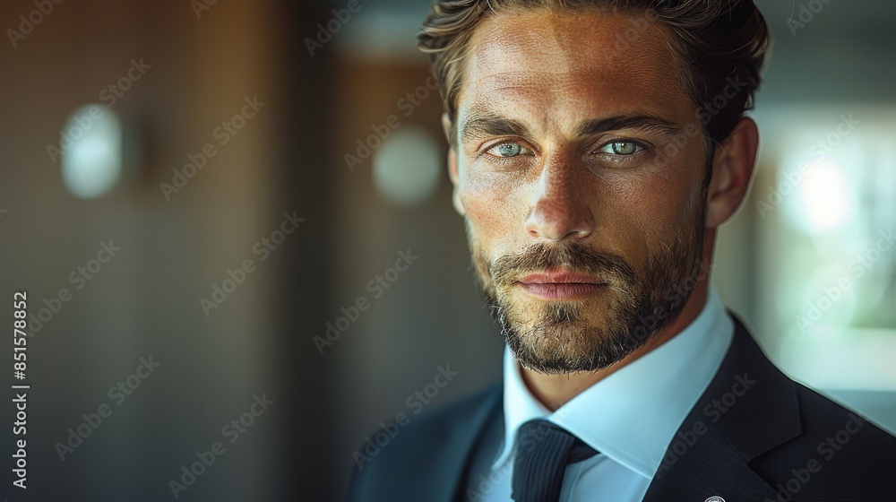 A professionally dressed man with his face blurred out, highlighted focus on his well-tailored suit and tie A professionally dressed man with his face blurred out, highlighted focus on his well-tailored suit and tie