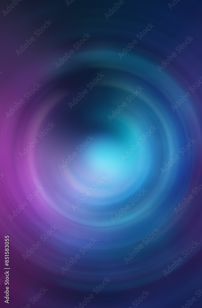 Fototapeta premium Abstract background in the form of blue-pink radial blur.