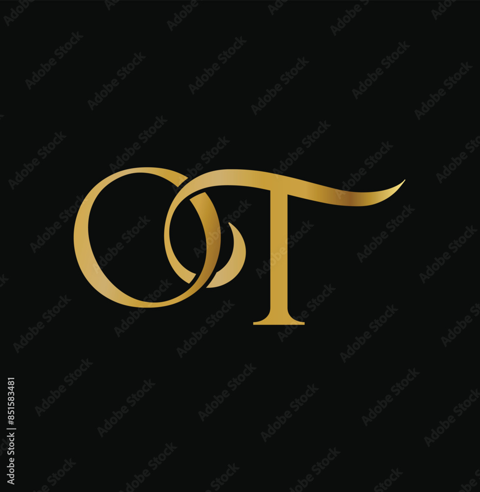 Abstract initial letter O and T logo,usable for branding and business logos, Flat Logo Design Template, vector illustration Abstract initial letter O and T logo,usable for branding and business logos, Flat Logo Design Template, vector illustration