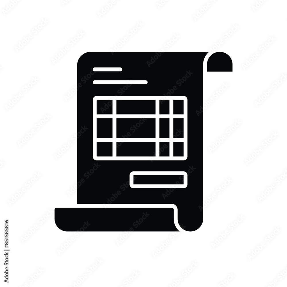 Bill vector icon Bill vector icon