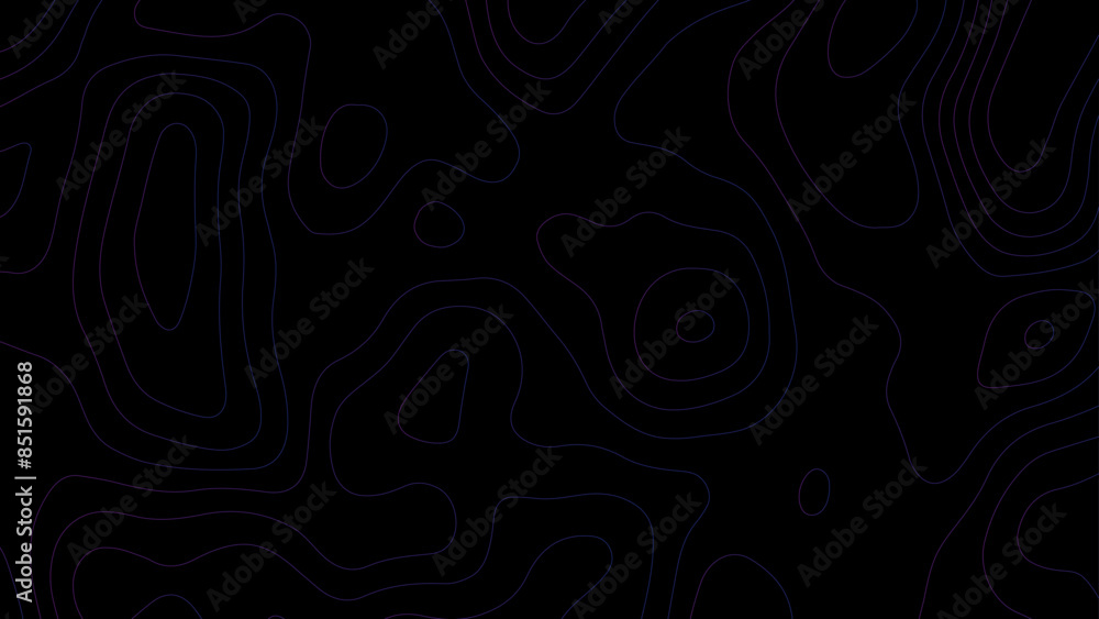 Black wave paper and geographic gradient line abstract background. Abstract black background with golden gradient Topographic line map. Topographic blue linear background for design. Black wave paper and geographic gradient line abstract background. Abstract black background with golden gradient Topographic line map. Topographic blue linear background for design.
