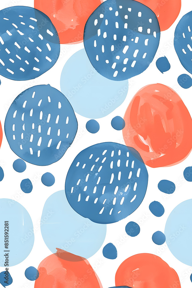 Seamless pattern of watercolor dots isolated on white background Seamless pattern of watercolor dots isolated on white background