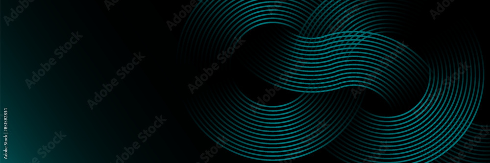 Modern dark blue abstract horizontal banner background with glowing geometric lines.Suitable for covers, brochures, presentations, flyers. vector. Modern dark blue abstract horizontal banner background with glowing geometric lines.Suitable for covers, brochures, presentations, flyers. vector.