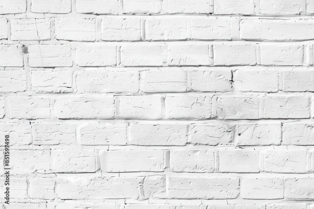 White blank brick wall texture background for design and decoration. White blank brick wall texture background for design and decoration.