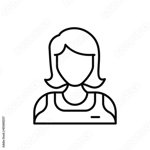 Cashier vector icon