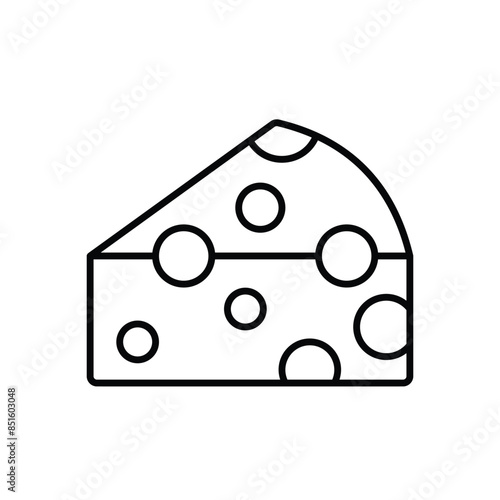 Cheese vector icon