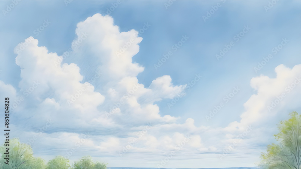 Obraz premium blue summer sky