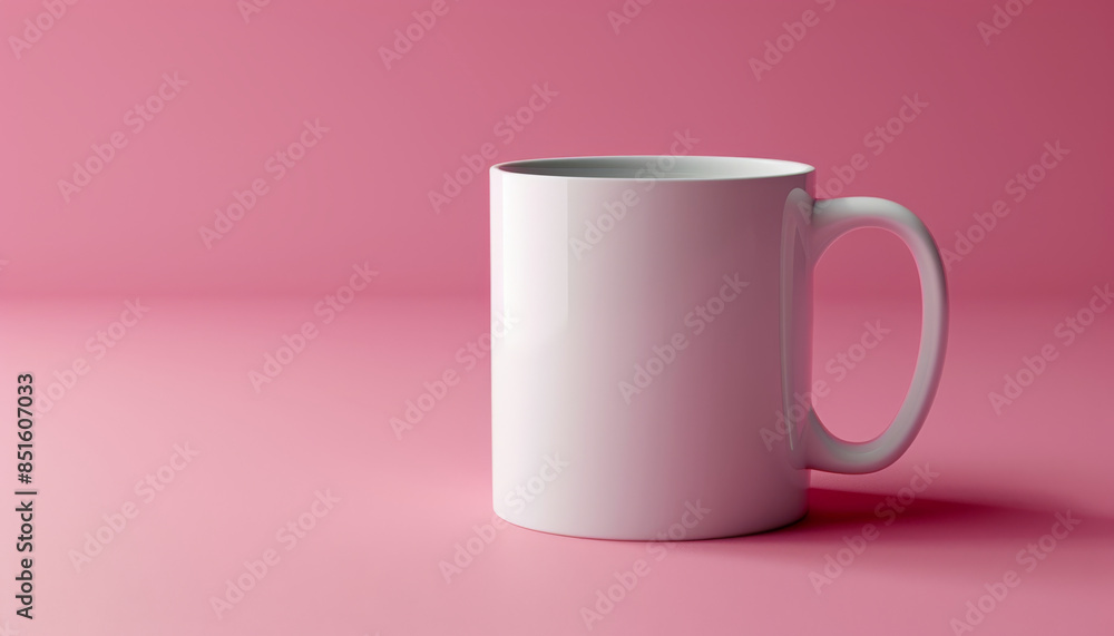white mug mockup on pink background white mug mockup on pink background
