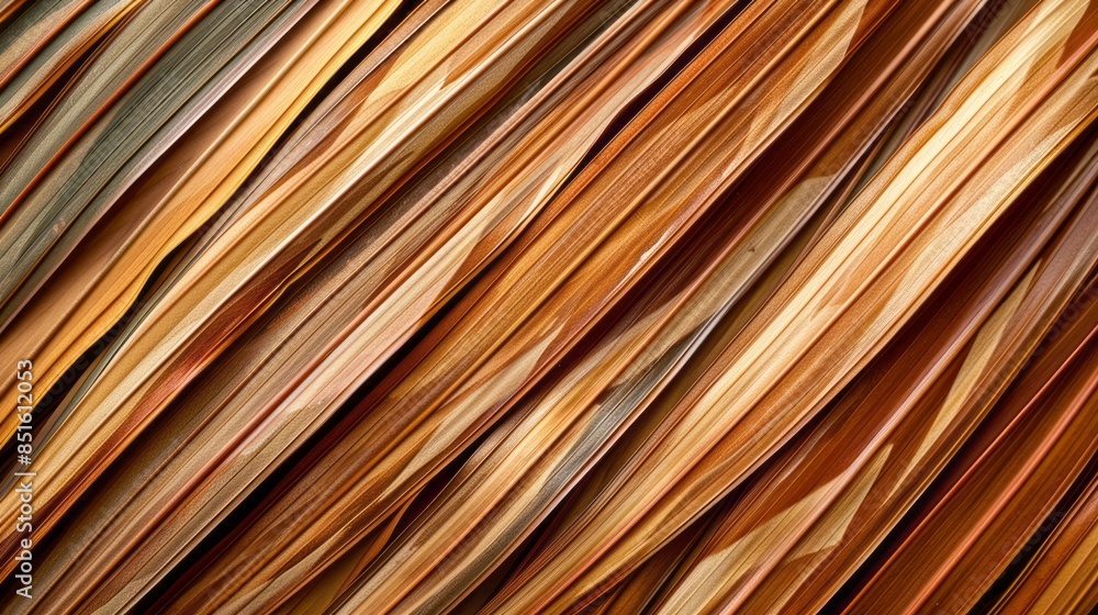 Vibrant close-up of a tropical striped leaf's intricate texture, showcasing natural patterns and vivid colors in high definition, perfect for design and presentation. Vibrant close-up of a tropical striped leaf's intricate texture, showcasing natural patterns and vivid colors in high definition, perfect for design and presentation.