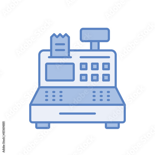 Cashier Machine vector icon