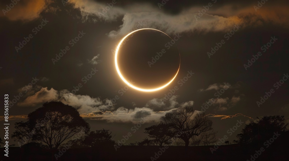 Solar Eclipse, Rare Celestial Event Where The Moon Covers The Sun Solar Eclipse, Rare Celestial Event Where The Moon Covers The Sun